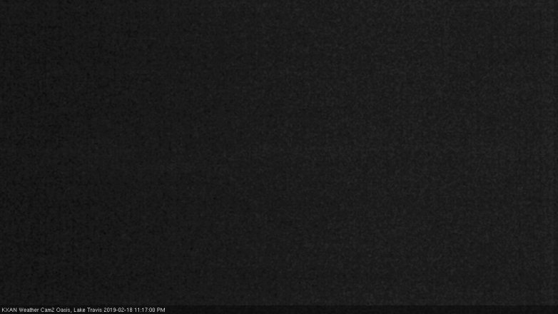 Lake Travis webcam, February 18, 2019 10:20 PM CT