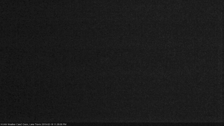 Lake Travis webcam, February 18, 2019 10:40 PM CT