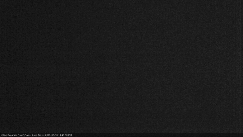 Lake Travis webcam, February 18, 2019 10:50 PM CT