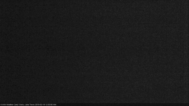 Lake Travis webcam, February 18, 2019 11:05 PM CT