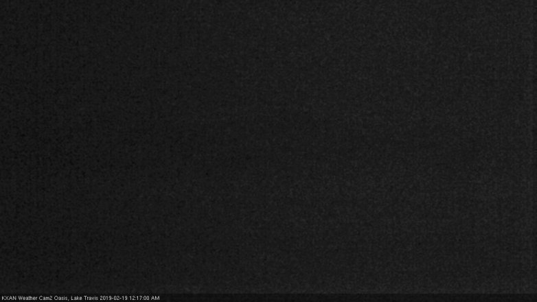 Lake Travis webcam, February 18, 2019 11:20 PM CT