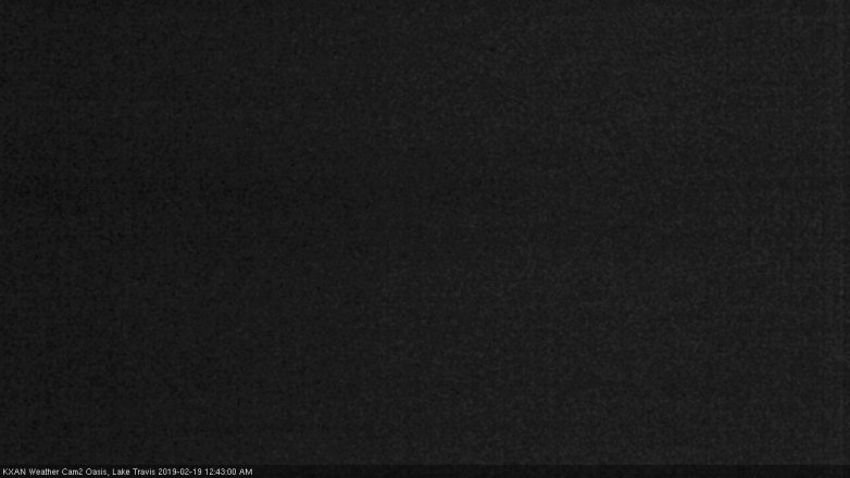 Lake Travis webcam, February 18, 2019 11:45 PM CT