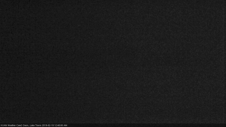 Lake Travis webcam, February 18, 2019 11:50 PM CT