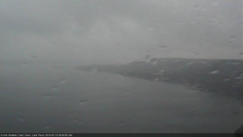 Lake Travis webcam, February 19, 2019 9:00 AM CT