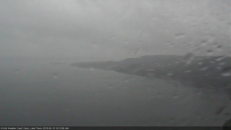 Lake Travis webcam, February 19, 2019 9:15 AM CT