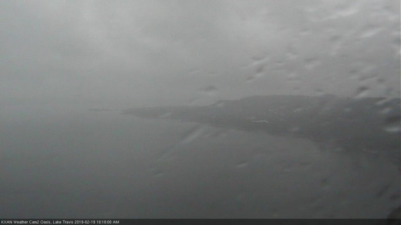 Lake Travis webcam, February 19, 2019 9:20 AM CT