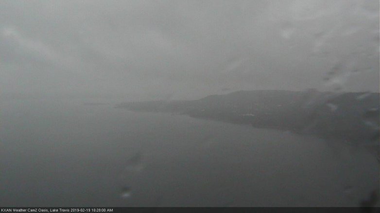 Lake Travis webcam, February 19, 2019 9:30 AM CT