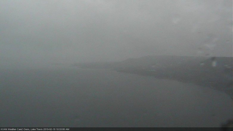 Lake Travis webcam, February 19, 2019 9:35 AM CT