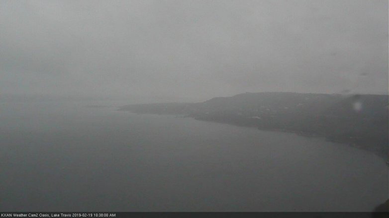 Lake Travis webcam, February 19, 2019 9:40 AM CT
