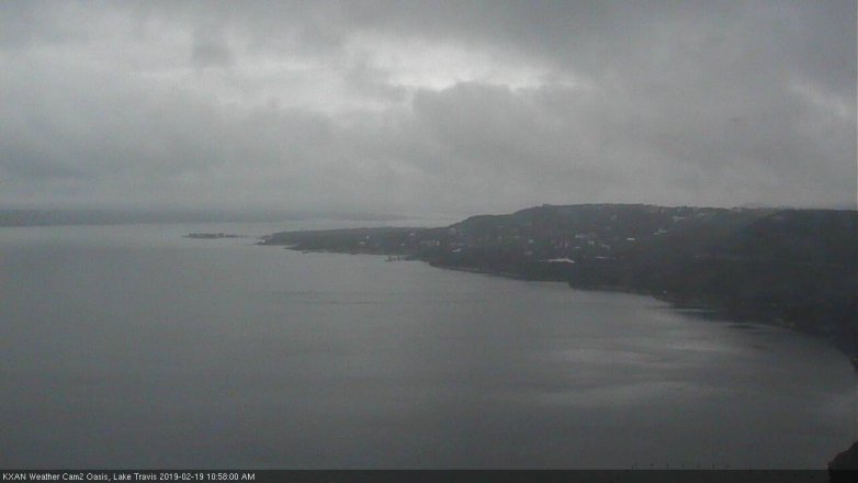 Lake Travis webcam, February 19, 2019 10:00 AM CT