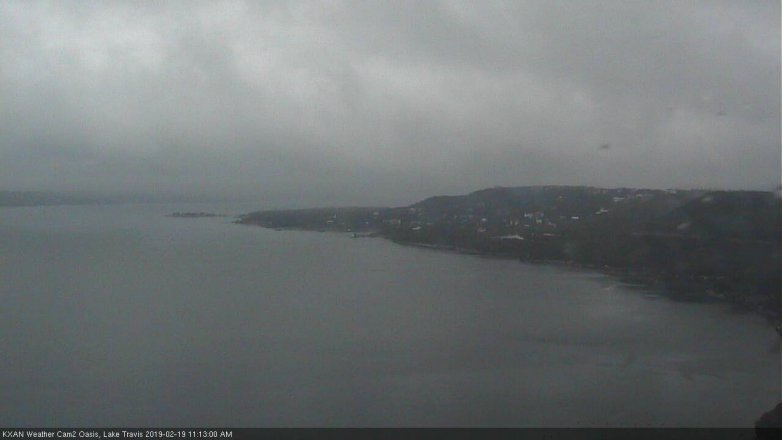 Lake Travis webcam, February 19, 2019 10:15 AM CT
