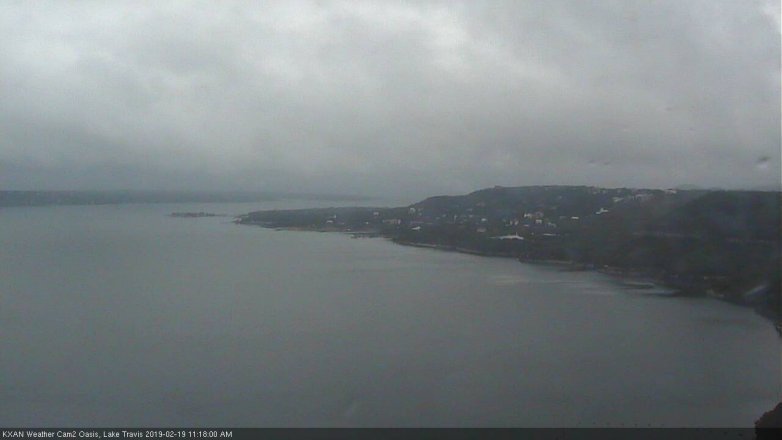 Lake Travis webcam, February 19, 2019 10:20 AM CT