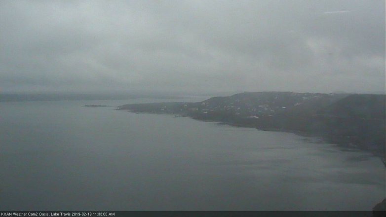 Lake Travis webcam, February 19, 2019 10:35 AM CT