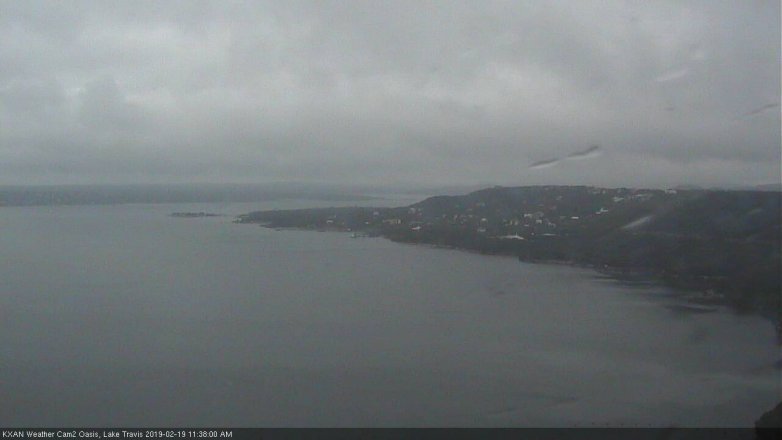 Lake Travis webcam, February 19, 2019 10:40 AM CT