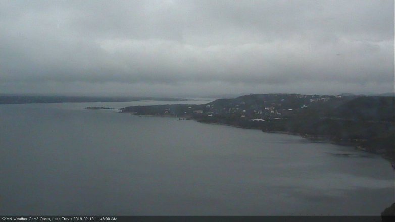 Lake Travis webcam, February 19, 2019 10:50 AM CT