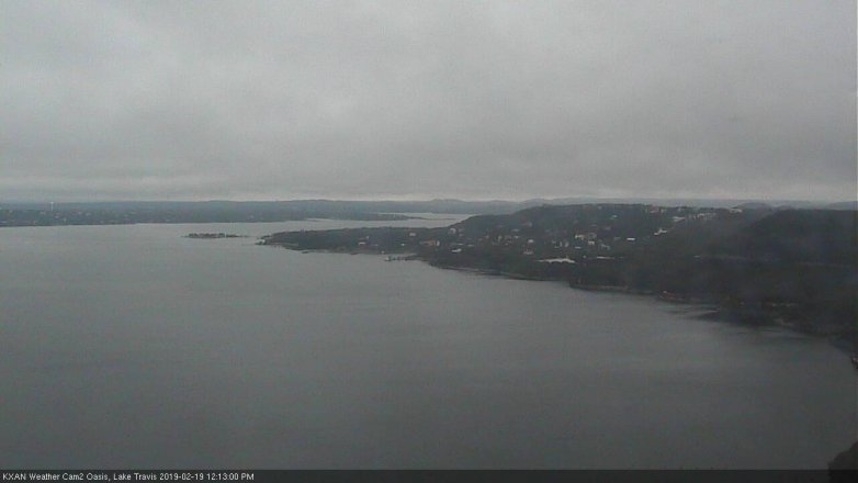 Lake Travis webcam, February 19, 2019 11:15 AM CT