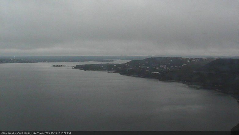 Lake Travis webcam, February 19, 2019 11:20 AM CT
