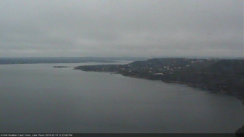 Lake Travis webcam, February 19, 2019 11:25 AM CT