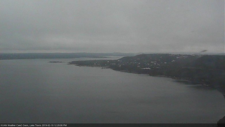 Lake Travis webcam, February 19, 2019 11:30 AM CT