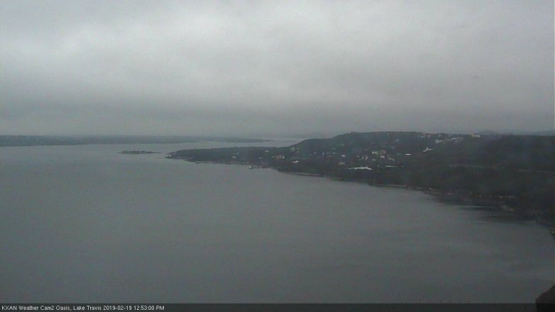 Lake Travis webcam, February 19, 2019 11:55 AM CT