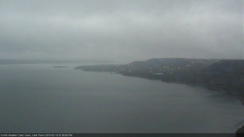 Lake Travis webcam, February 19, 2019 12:10 PM CT