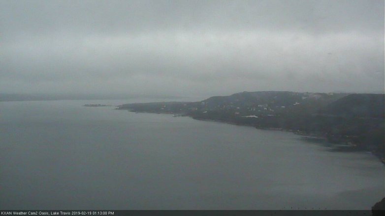 Lake Travis webcam, February 19, 2019 12:15 PM CT