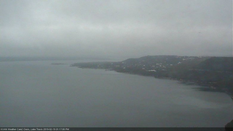 Lake Travis webcam, February 19, 2019 12:20 PM CT