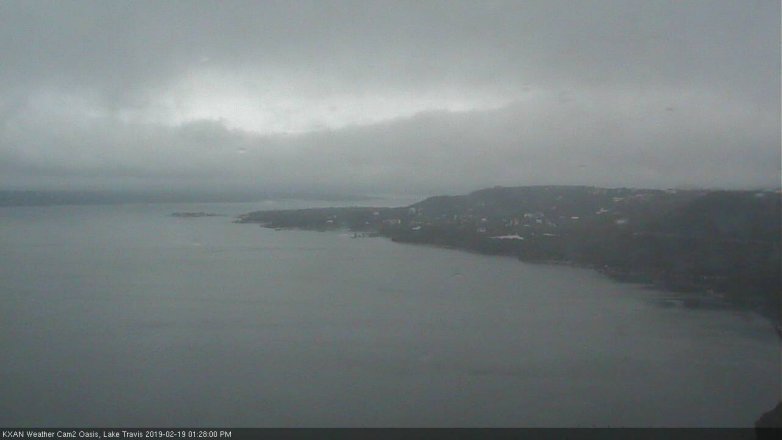 Lake Travis webcam, February 19, 2019 12:30 PM CT