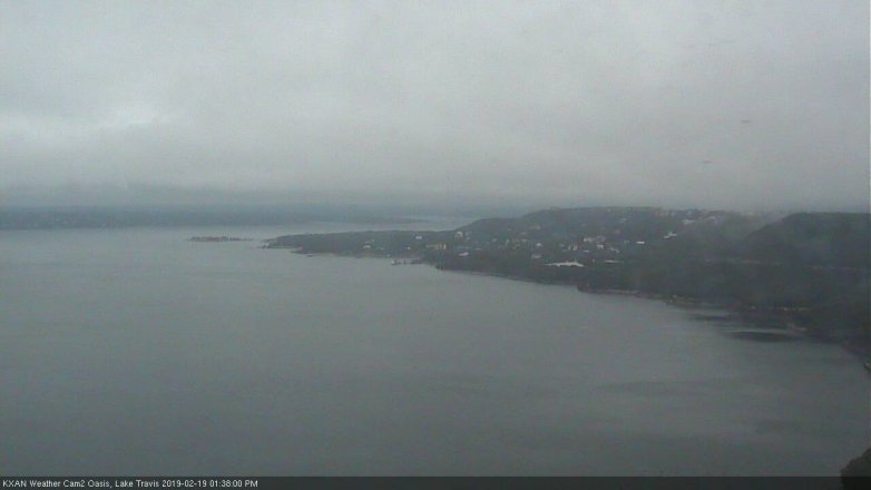 Lake Travis webcam, February 19, 2019 12:40 PM CT
