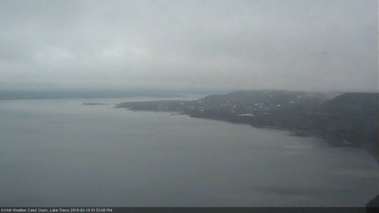 Lake Travis webcam, February 19, 2019 12:55 PM CT