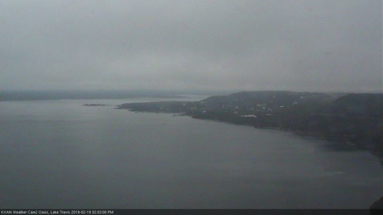 Lake Travis webcam, February 19, 2019 1:05 PM CT