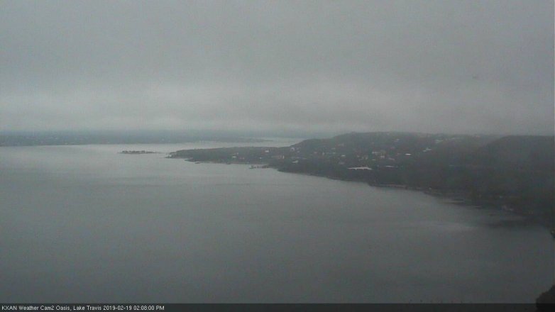 Lake Travis webcam, February 19, 2019 1:10 PM CT
