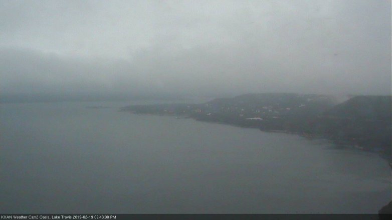 Lake Travis webcam, February 19, 2019 1:45 PM CT