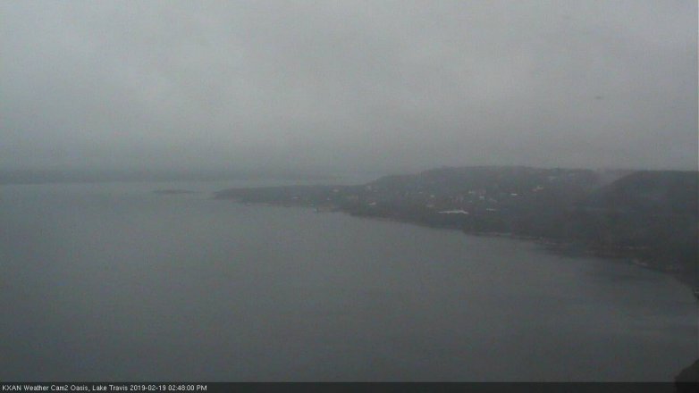 Lake Travis webcam, February 19, 2019 1:50 PM CT