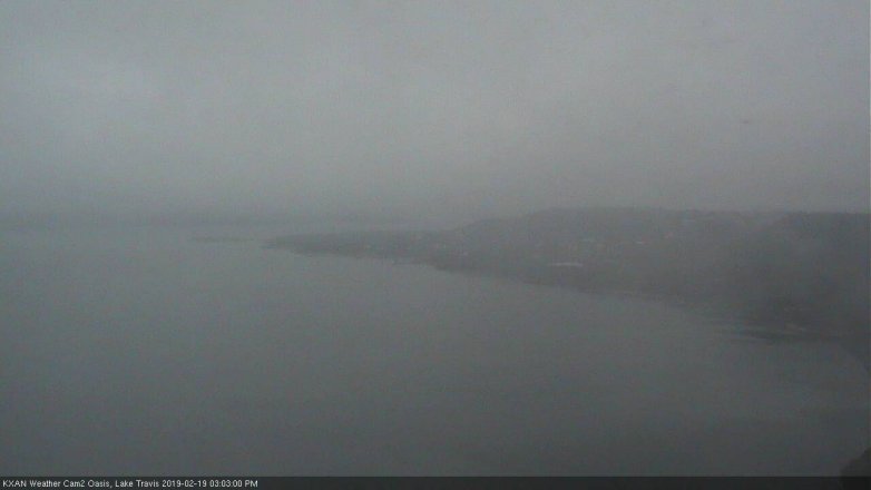 Lake Travis webcam, February 19, 2019 2:05 PM CT