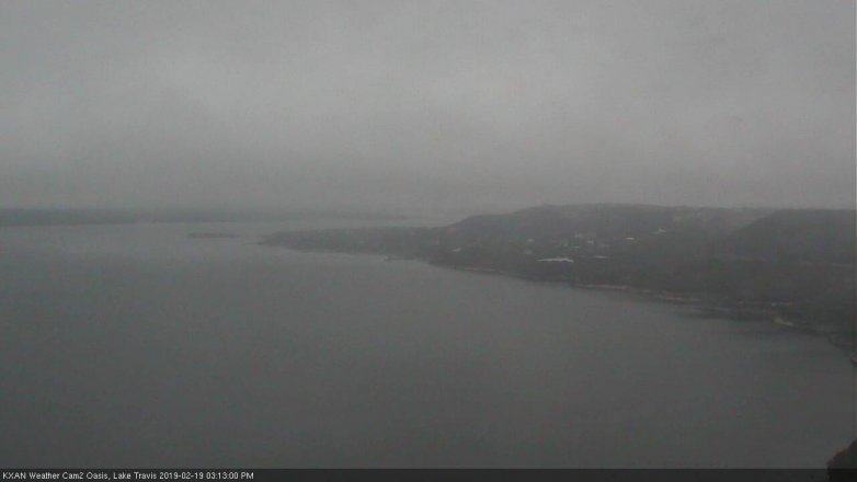 Lake Travis webcam, February 19, 2019 2:15 PM CT