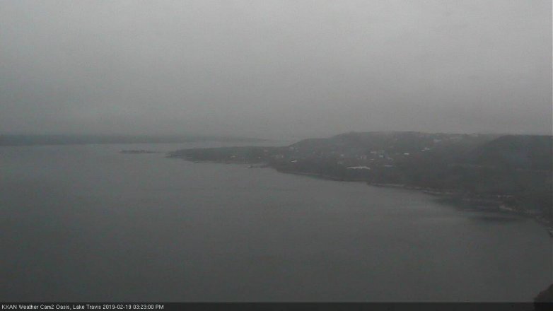 Lake Travis webcam, February 19, 2019 2:25 PM CT