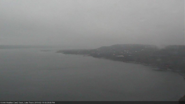 Lake Travis webcam, February 19, 2019 2:30 PM CT