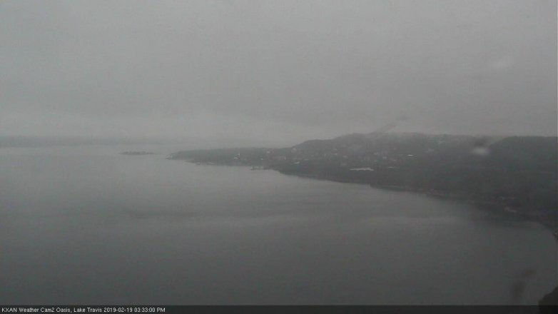 Lake Travis webcam, February 19, 2019 2:35 PM CT