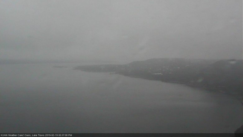 Lake Travis webcam, February 19, 2019 2:40 PM CT