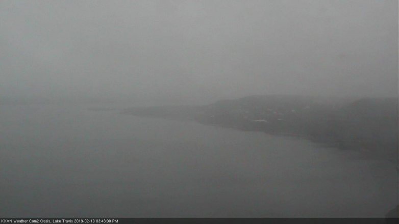 Lake Travis webcam, February 19, 2019 2:45 PM CT
