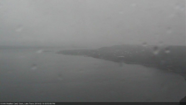 Lake Travis webcam, February 19, 2019 2:55 PM CT