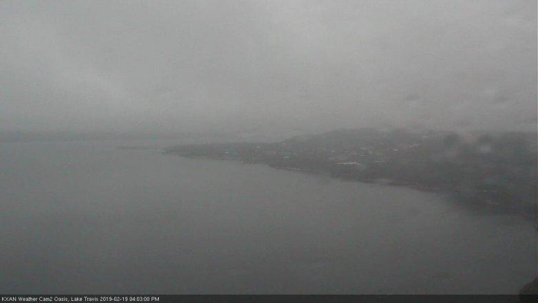 Lake Travis webcam, February 19, 2019 3:05 PM CT