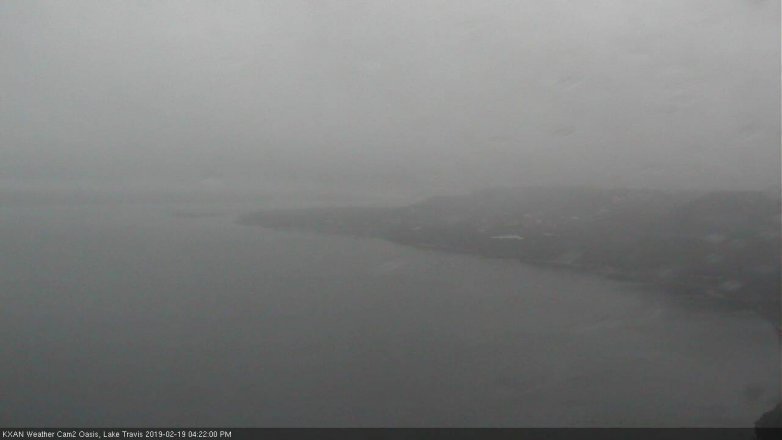 Lake Travis webcam, February 19, 2019 3:25 PM CT
