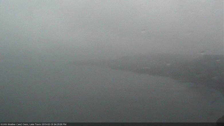 Lake Travis webcam, February 19, 2019 3:30 PM CT