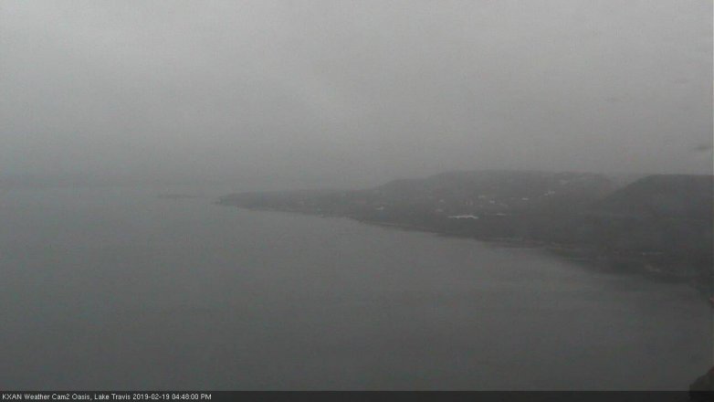 Lake Travis webcam, February 19, 2019 3:50 PM CT