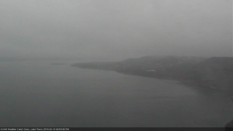 Lake Travis webcam, February 19, 2019 3:55 PM CT