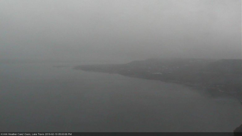 Lake Travis webcam, February 19, 2019 4:05 PM CT