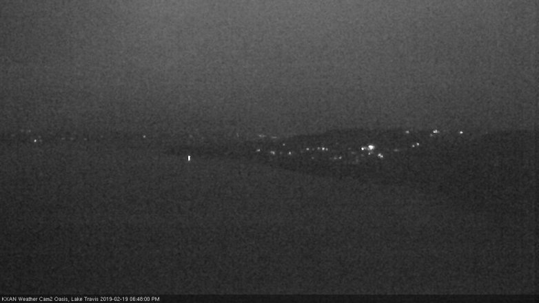 Lake Travis webcam, February 19, 2019 5:50 PM CT