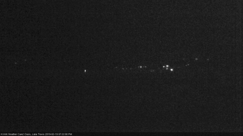 Lake Travis webcam, February 19, 2019 6:25 PM CT